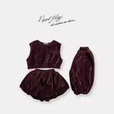 ［normalplay］Velvet Balloon Pants