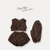 ［normalplay］Velvet Balloon Pants