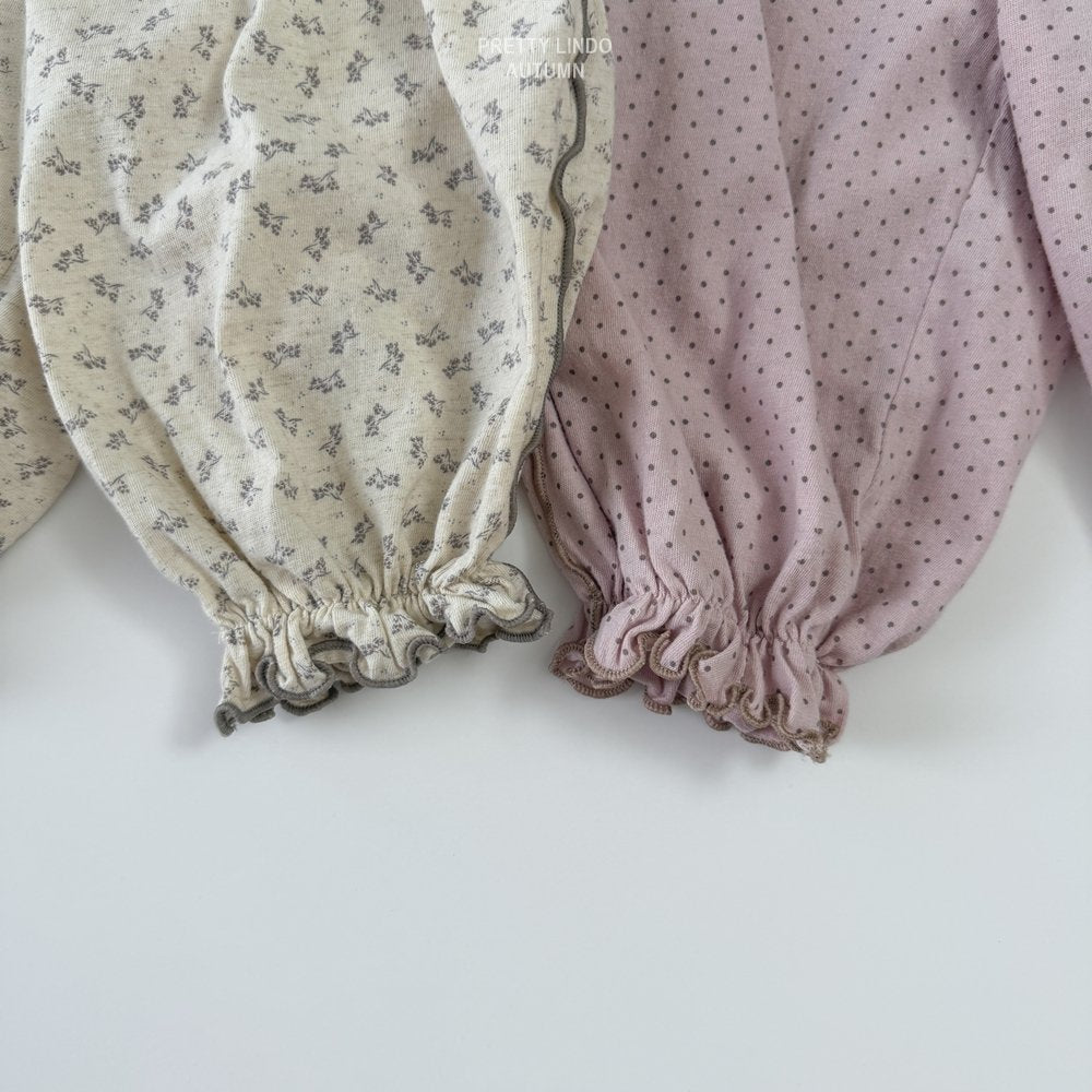 ［LINDO］Natural frill bonbon pants