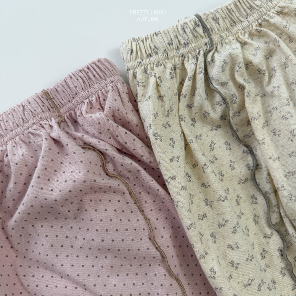 ［LINDO］Natural frill bonbon pants