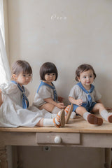 ［OREN］Pure tie stripe one-piece