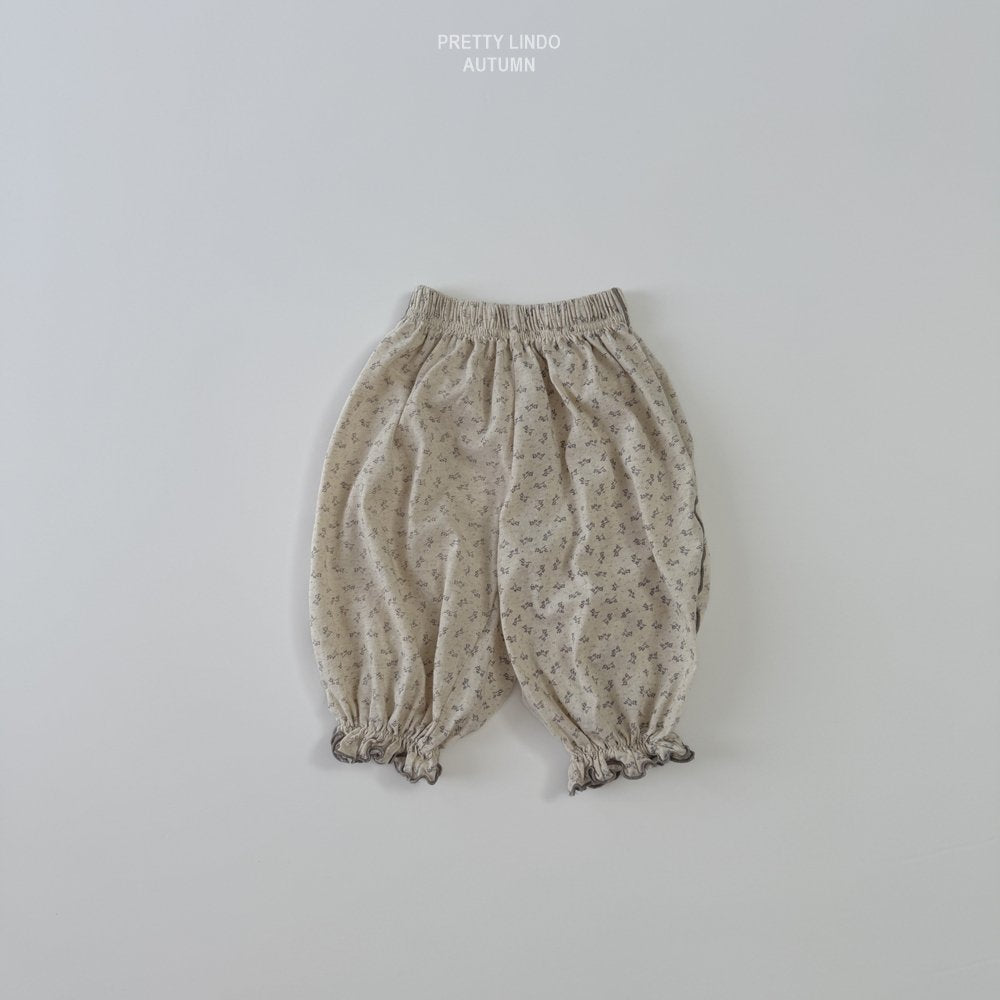 ［LINDO］Natural frill bonbon pants