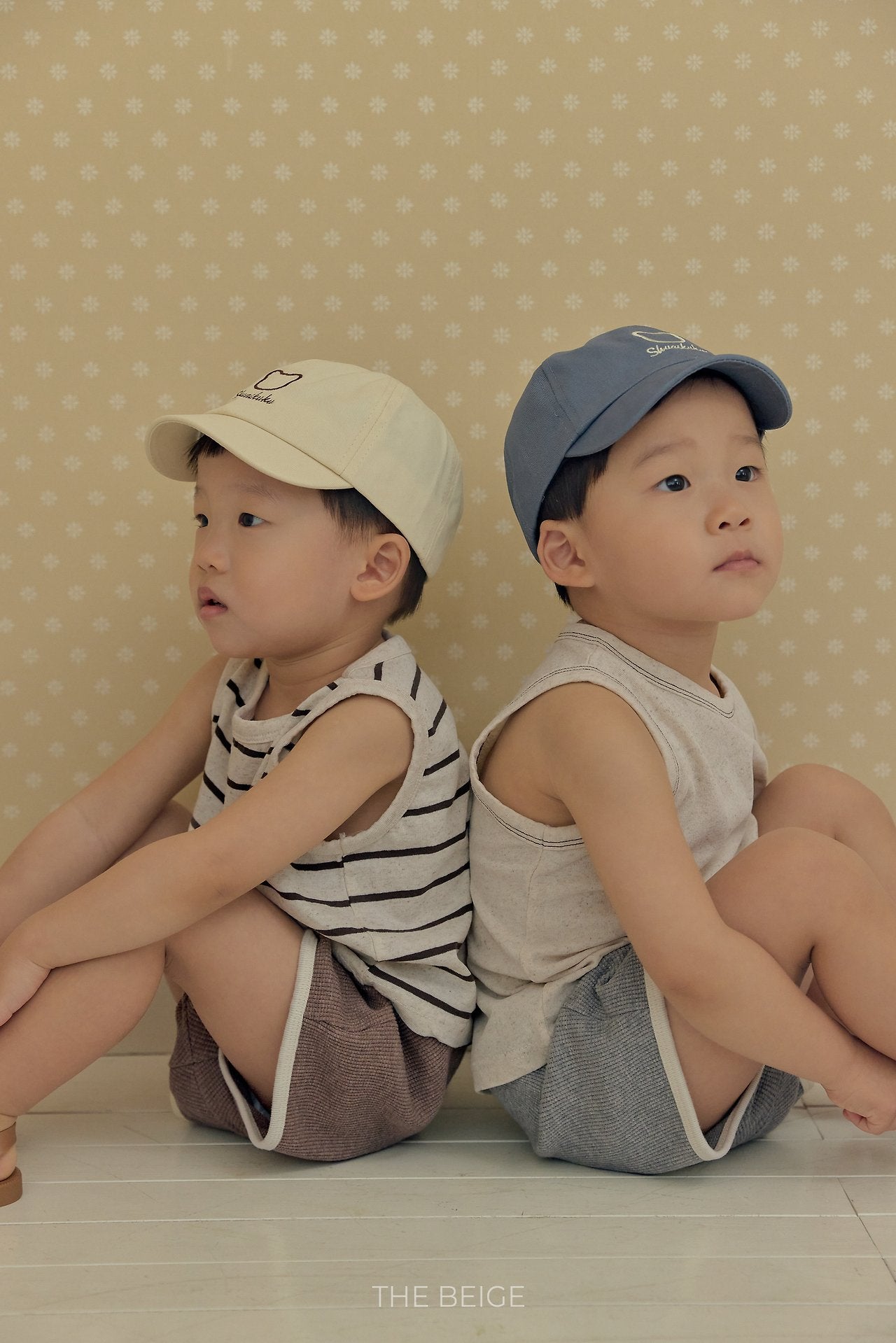 ［The beige］Basic sleeveless tops