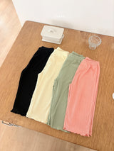［ohho］Heart pleats pants