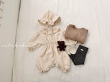 ［valubebe］Dot frill bebe suit (baby)