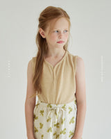 ［ROSETTE］Mare button sleeveless tops