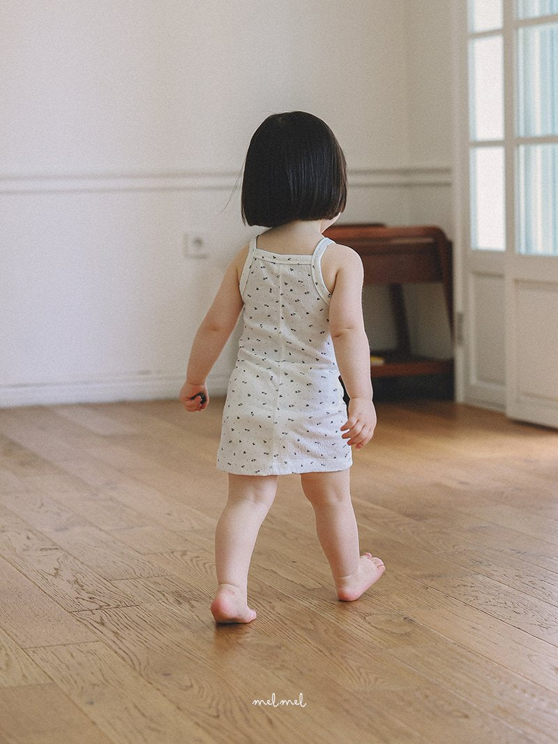 ［melmel］Mini flower one-piece