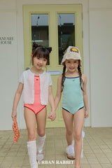 ［URBAN RABBIT］Rose swim wear & mesh poach