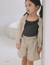 ［melmel］Linen short pants