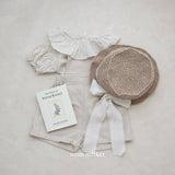 ［mimi market］Ciel flour collar blouse