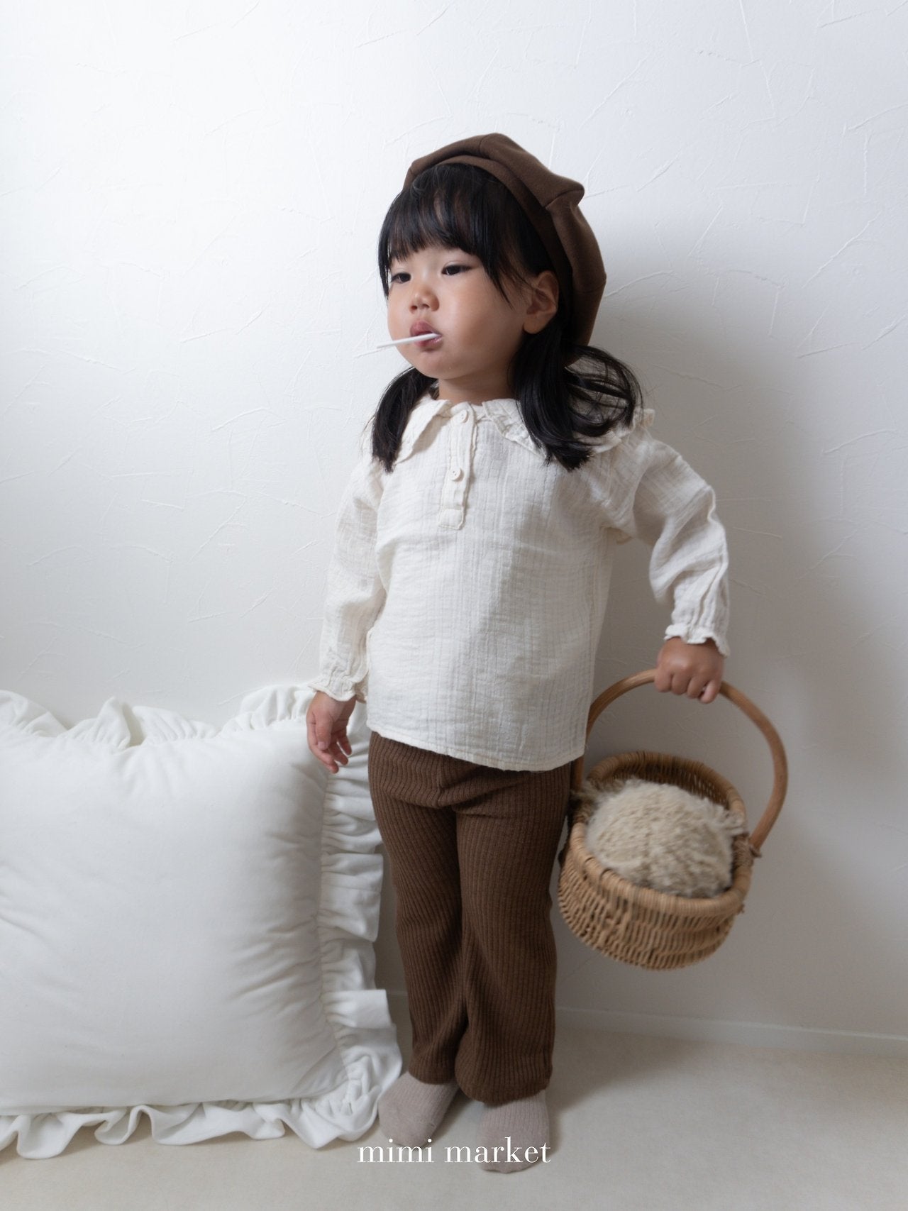 ［mimi market］More collar blouse