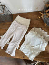 ［marron］Bunny frill pants