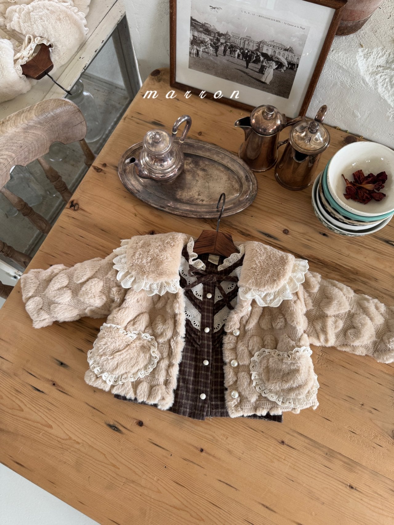 ［marron］Eve lace blouse