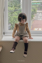 ［The beige］Pumpkin Suspender Pants