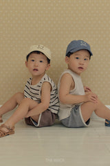 ［The beige］Basic sleeveless tops