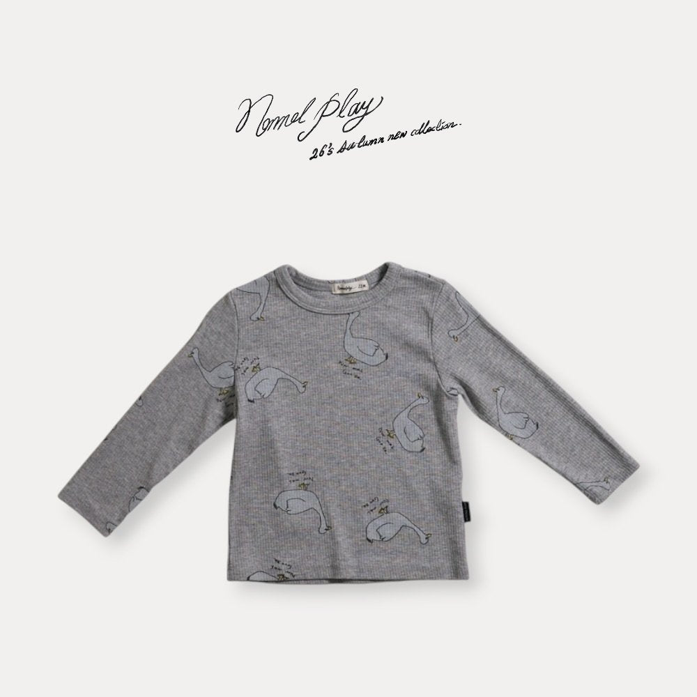 ［normalplay］Normal Duck Rib Tee