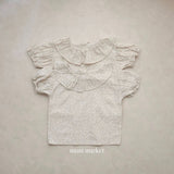 ［mimi market］Ciel flour collar blouse