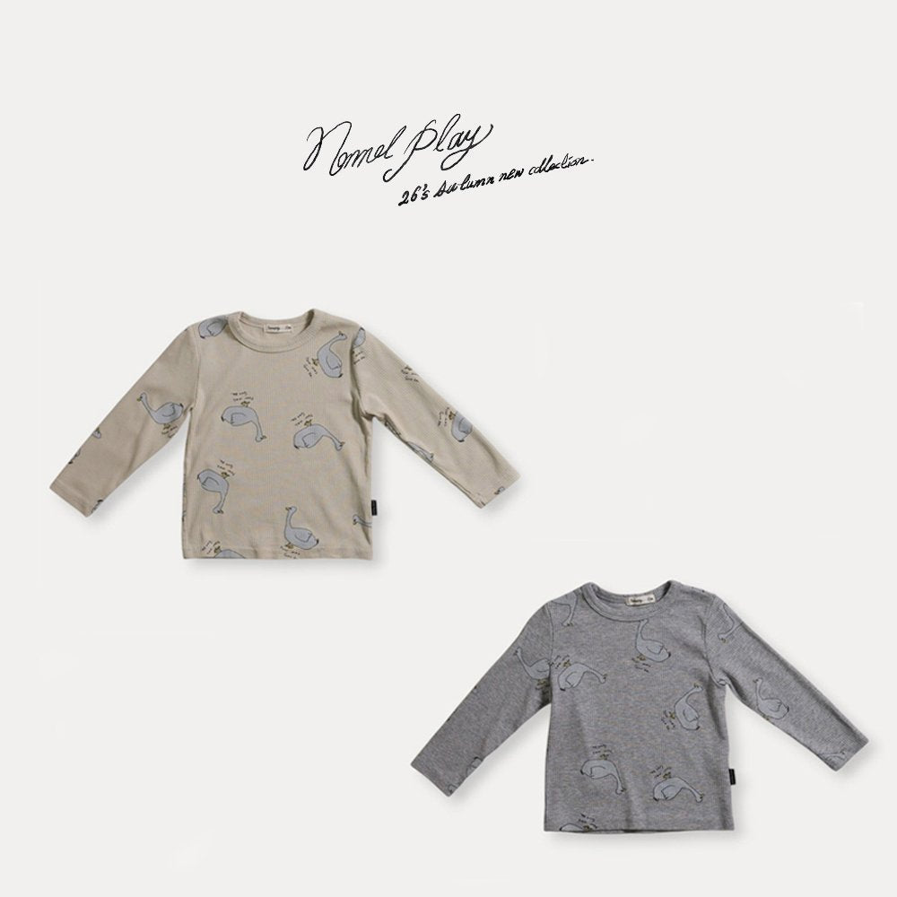 ［normalplay］Normal Duck Rib Tee