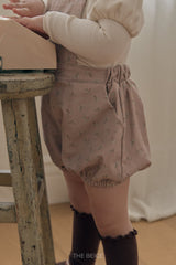 ［The beige］Pumpkin Suspender Pants