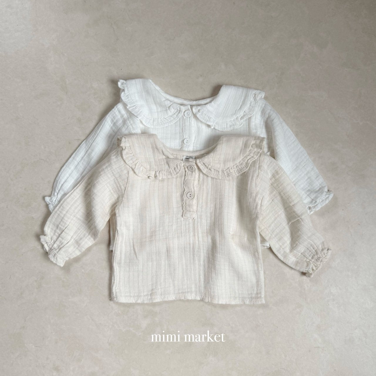 ［mimi market］More collar blouse