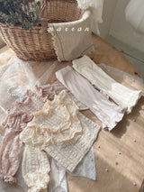［marron］Bunny frill pants