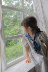［OREN］Pure tie stripe one-piece
