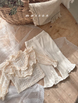 ［marron］Bunny frill pants