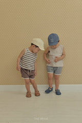 ［The beige］Basic sleeveless tops