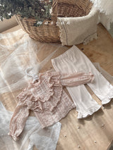 ［marron］Bunny frill pants