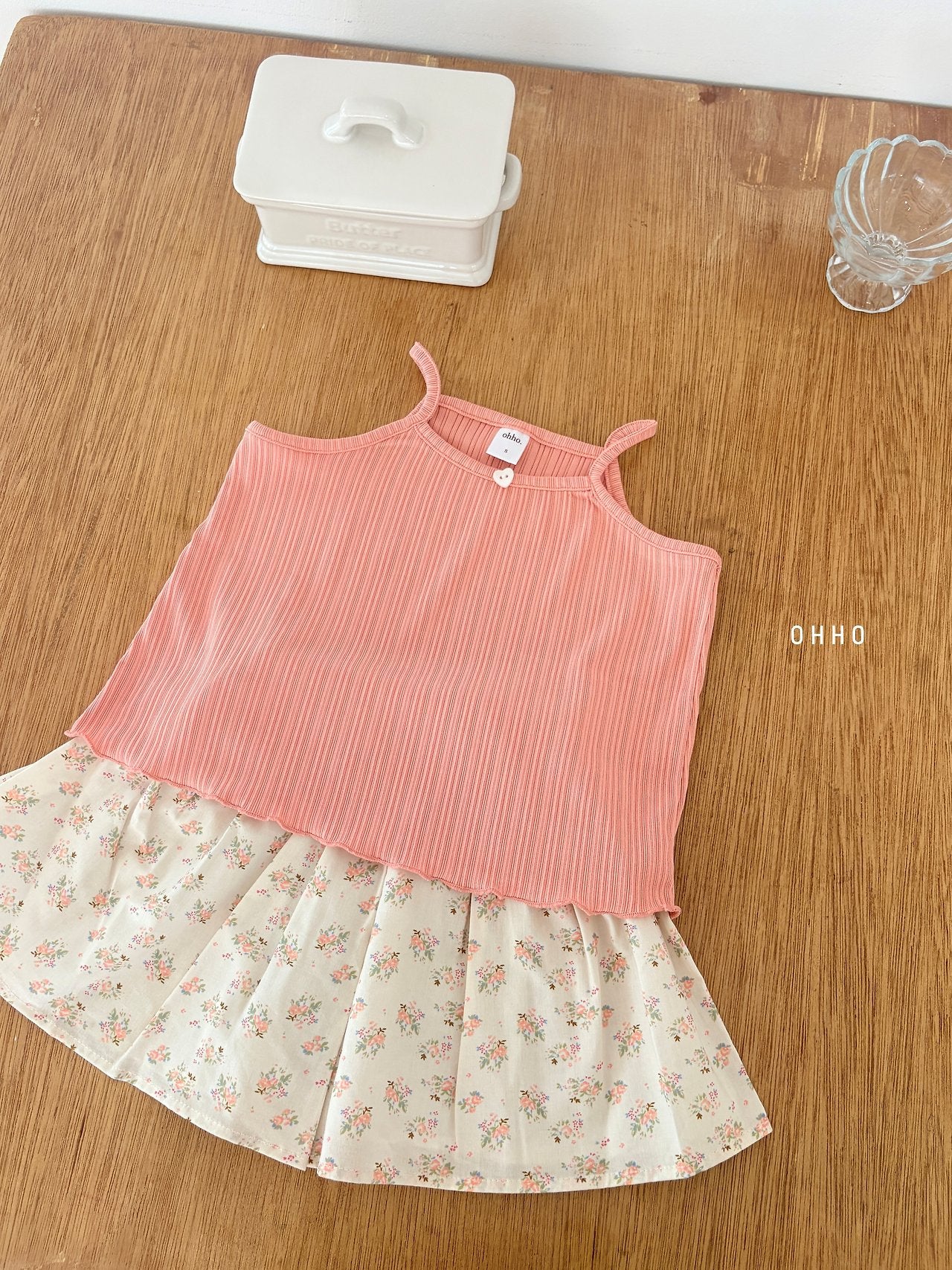 ［ohho］Heart pleats camisole