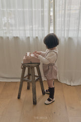 ［The beige］Pumpkin Suspender Pants