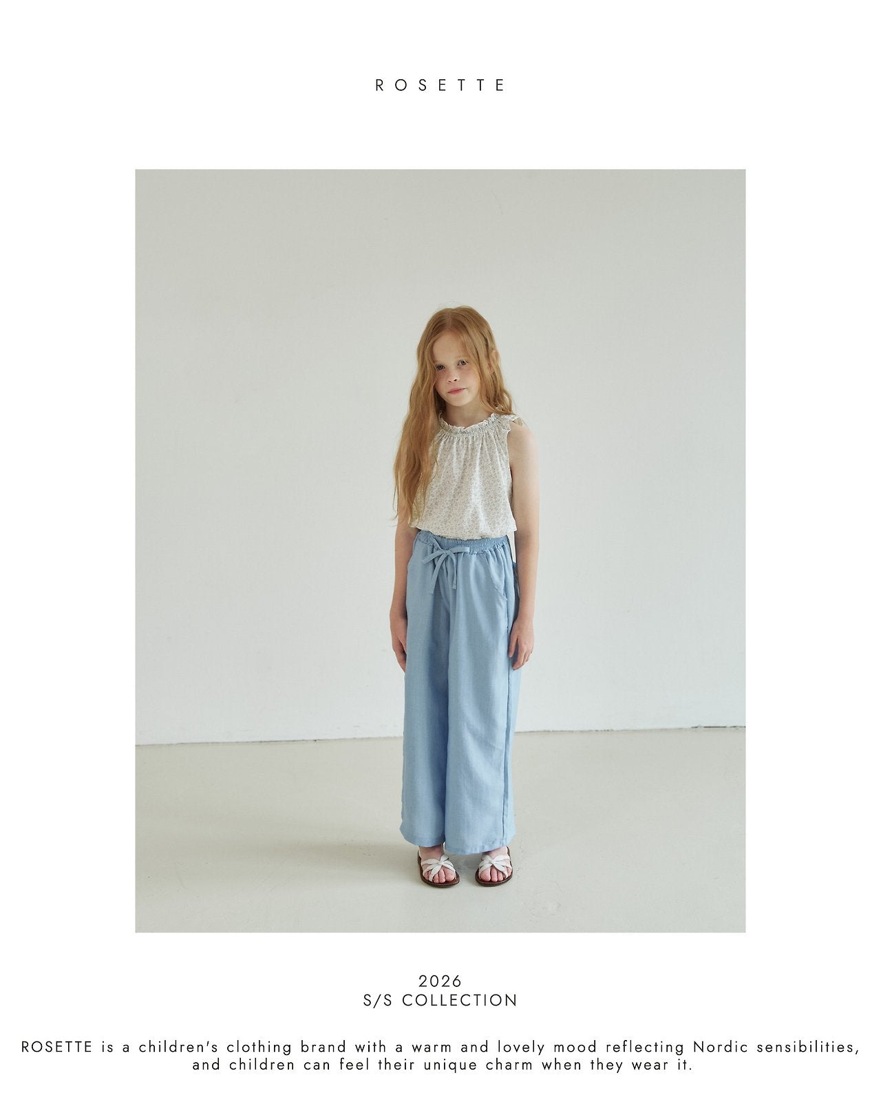 ［ROSETTE］Dove pants