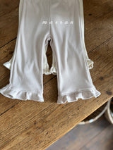 ［marron］Bunny frill pants