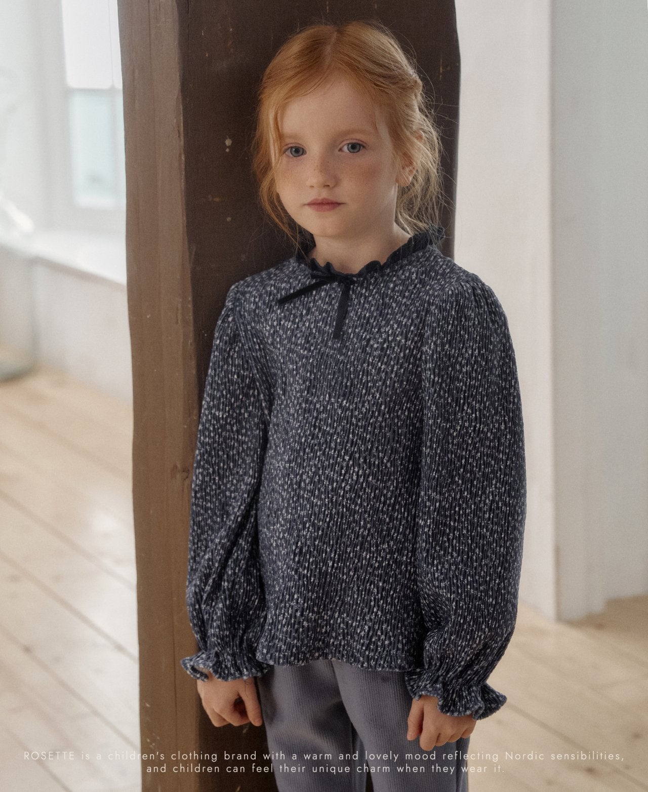 ［ROSETTE］Powder mink pants