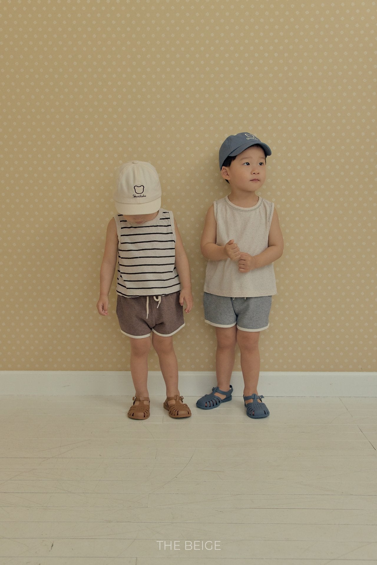 ［The beige］Basic sleeveless tops