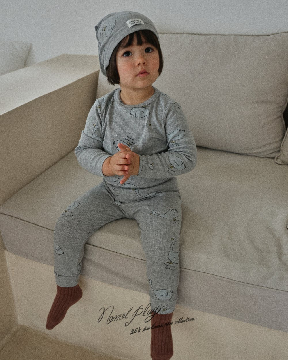 ［normalplay］Normal Duck Rib Leggings