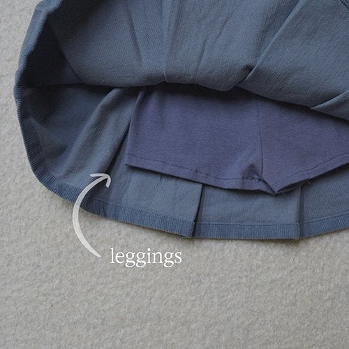 ［BANANAJ］Pia corduroy pleats skirt