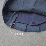 ［BANANAJ］Pia corduroy pleats skirt