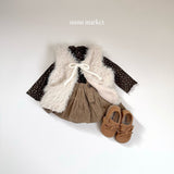 [mimi market] Corduroy suspender cancan skirt