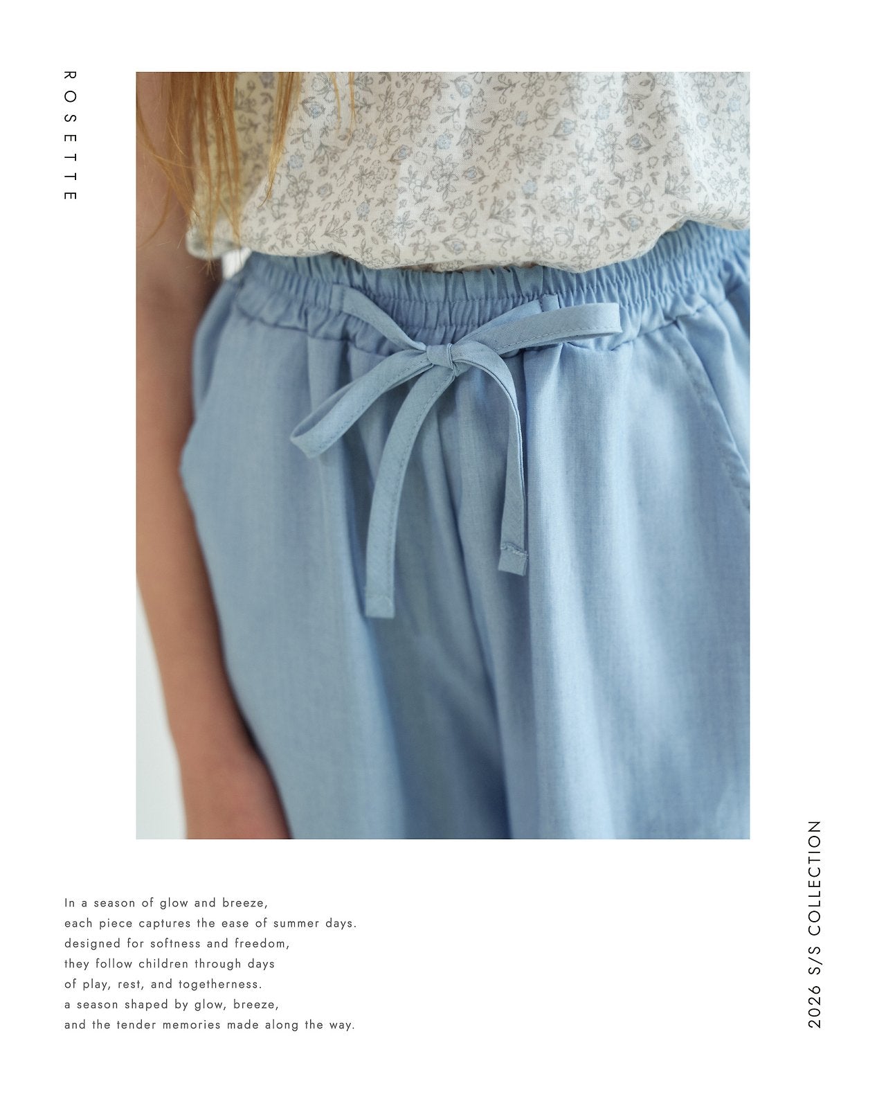 ［ROSETTE］Dove pants