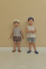 ［The beige］Basic sleeveless tops