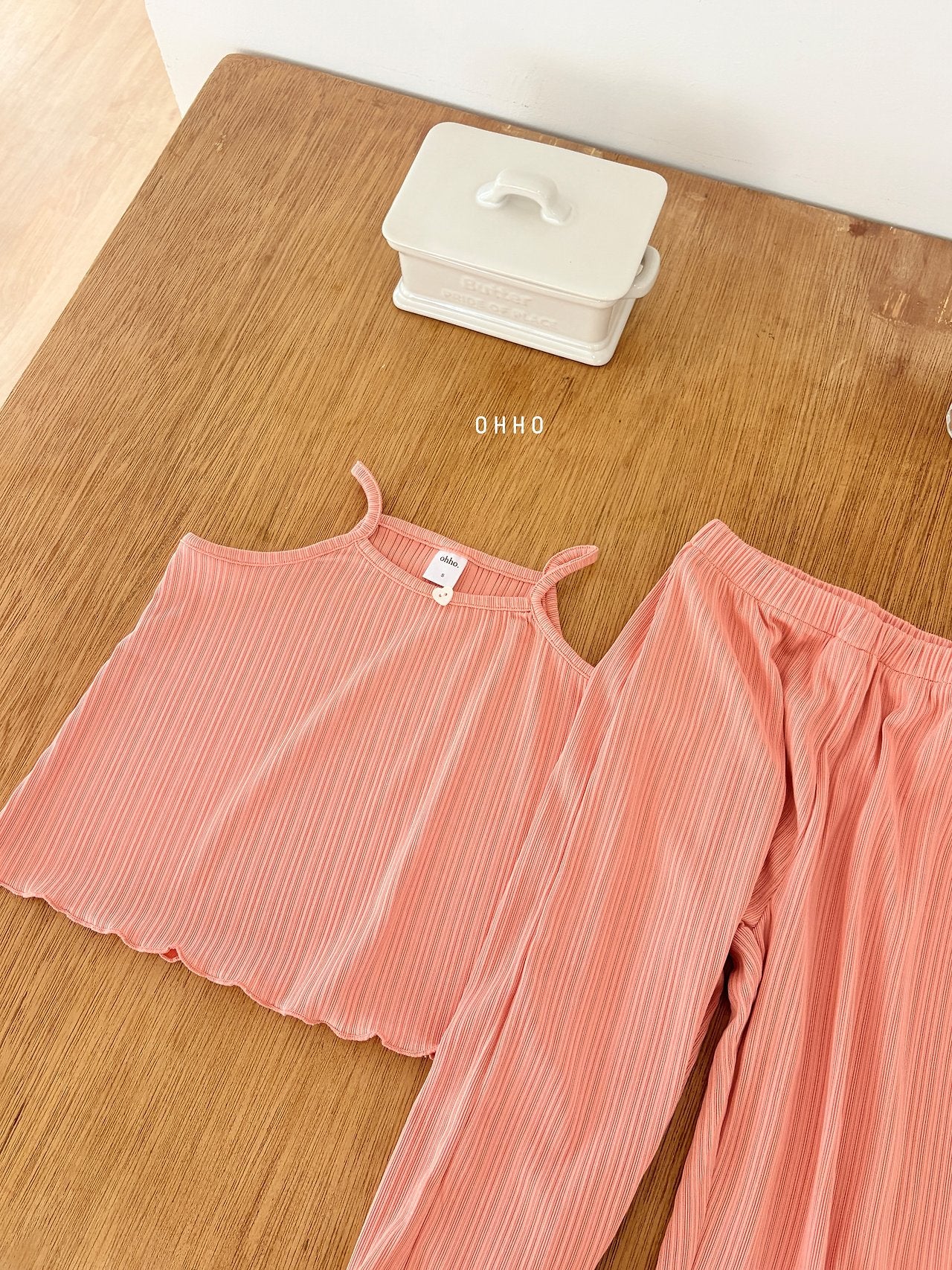 ［ohho］Heart pleats camisole