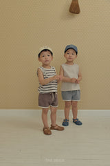 ［The beige］Basic sleeveless tops