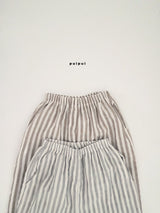 ［puipui］Line stripe pants