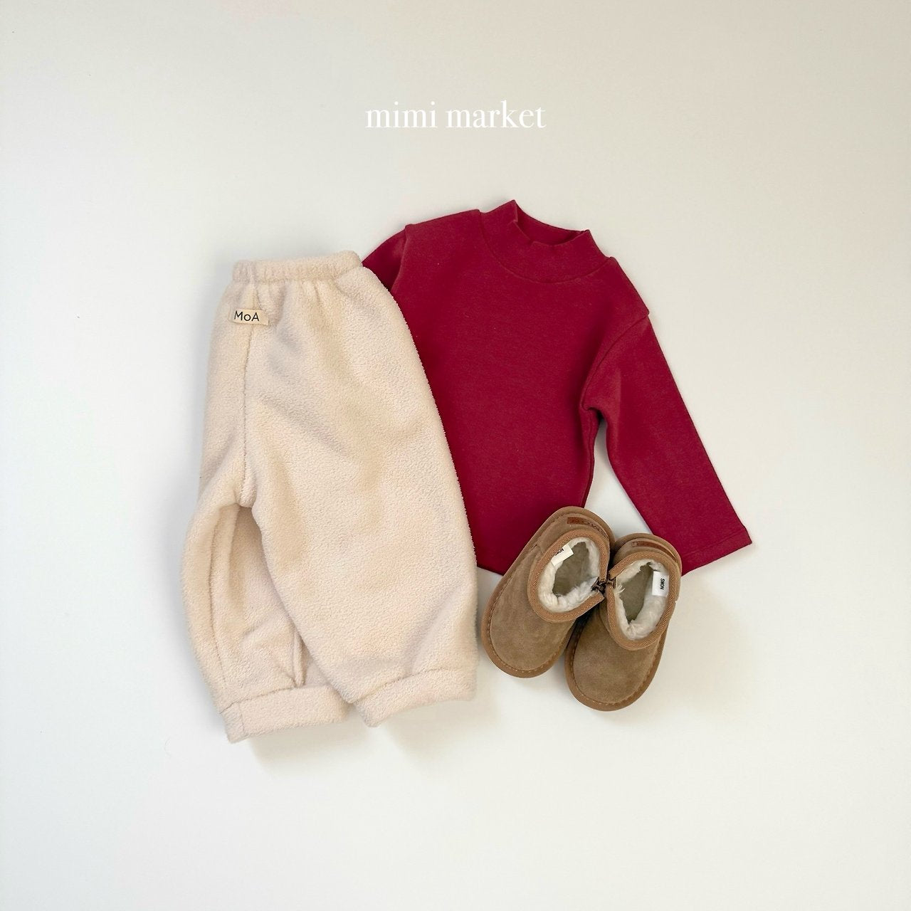 [mimi market] Egg tuck jogger pants