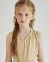 ［ROSETTE］Mare button sleeveless tops
