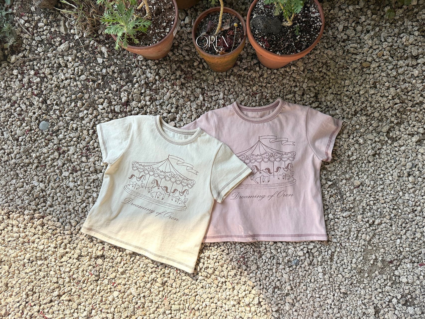 ［OREN］Merry go round tee