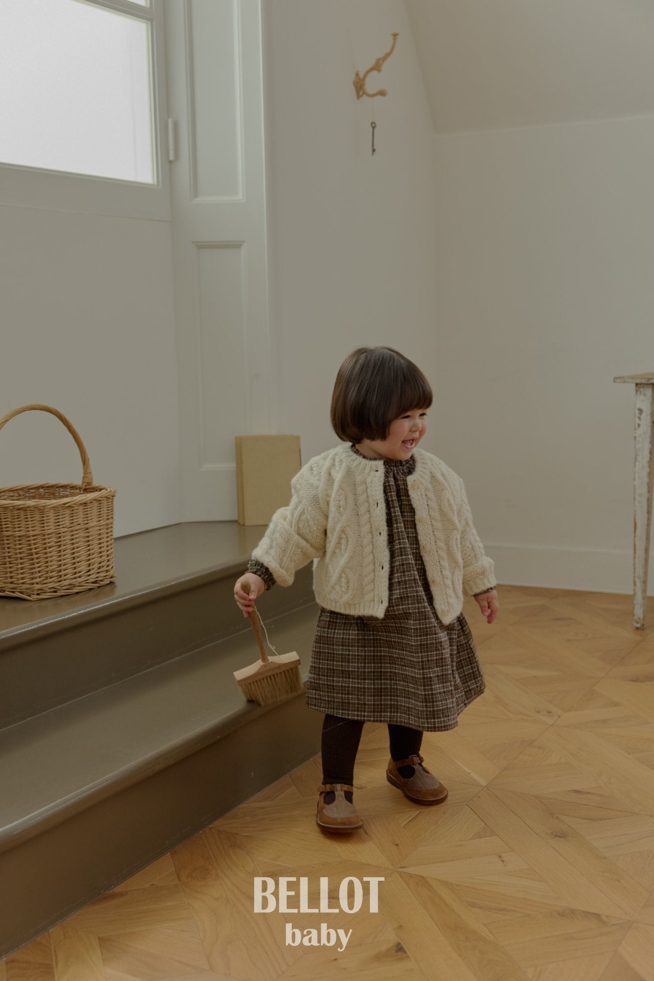 ［BELLOT］Alpha wool cardigan (baby)