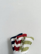 ［digreen］Minimal stripe socks set