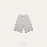 ［melmel］Stripe wide pants
